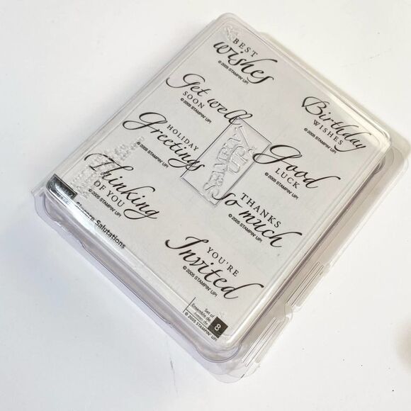 Stampin Up sincere salutations stamp set - Picture 1 of 4